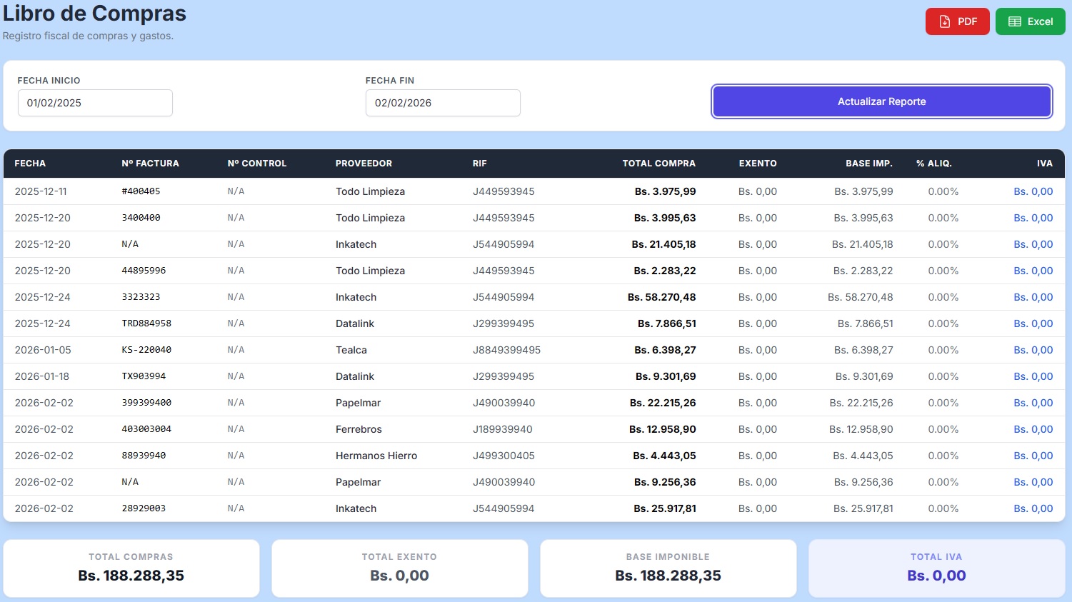 Registro de Gastos con Soporte Multimoneda y Cálculo de Impuestos